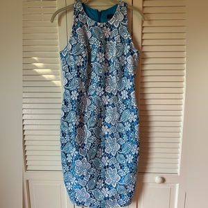 Gorgeous Blue and White Mini Dress